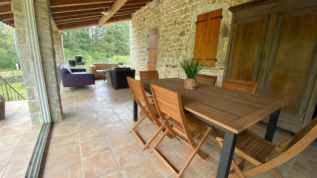 Mas Le Corbery Largentière Exterior foto